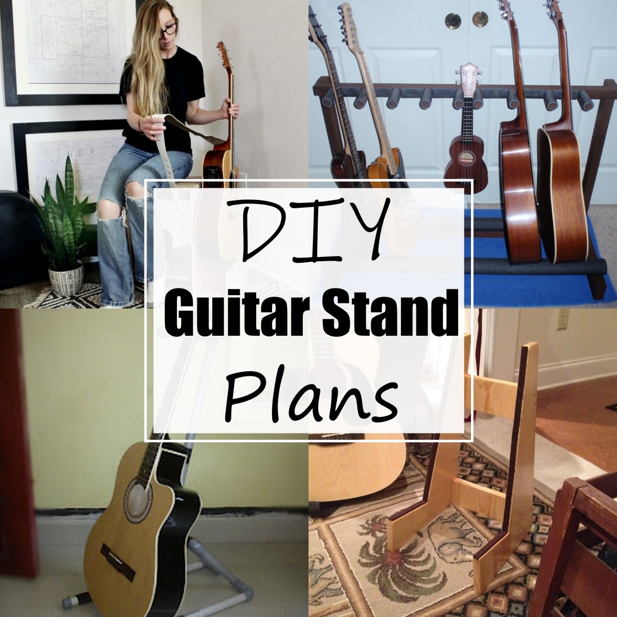 14 DIY Guitar Stand Plans For Organizing Your Guitars All Sands