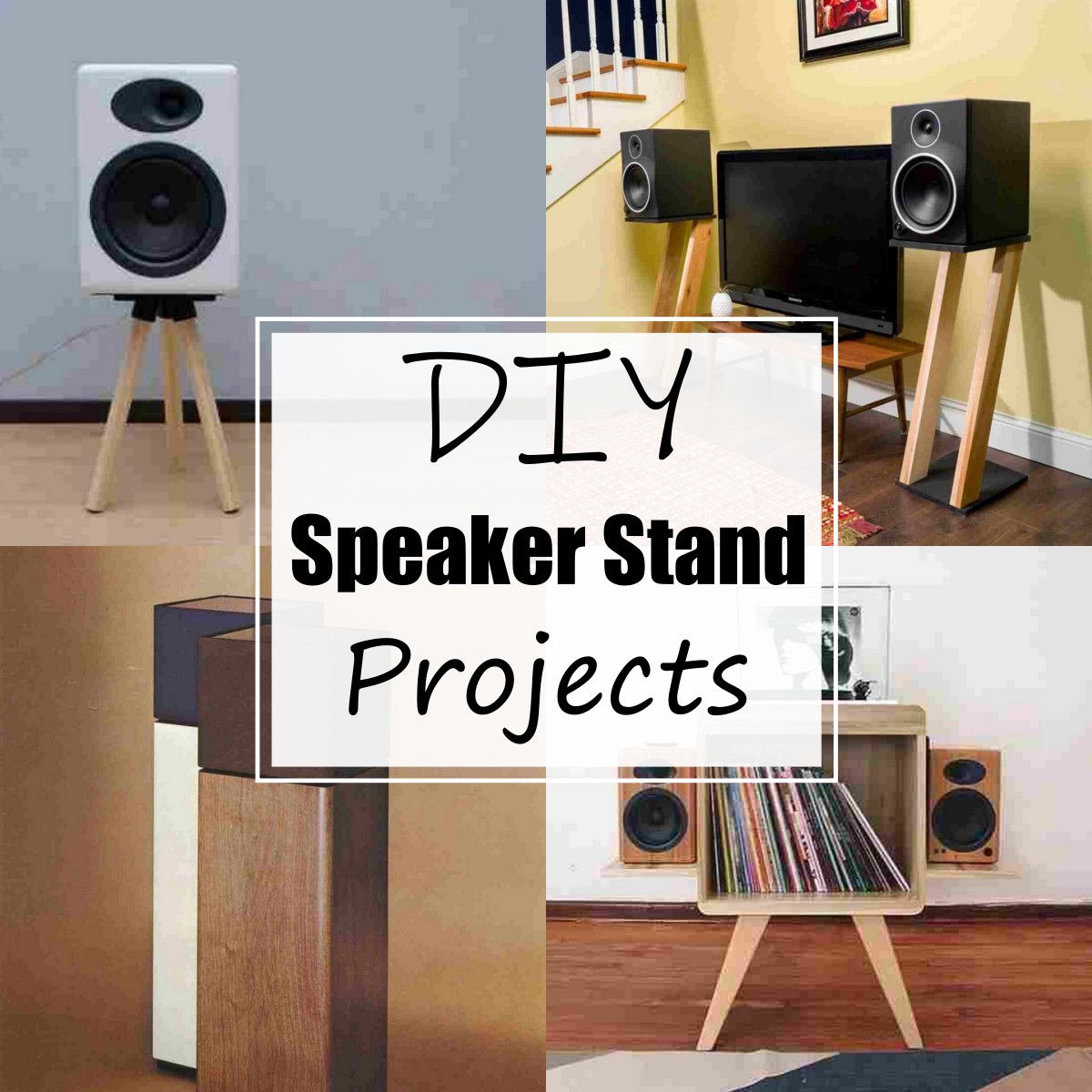 26 DIY Speaker Stand Ideas For Stereo Room All Sands