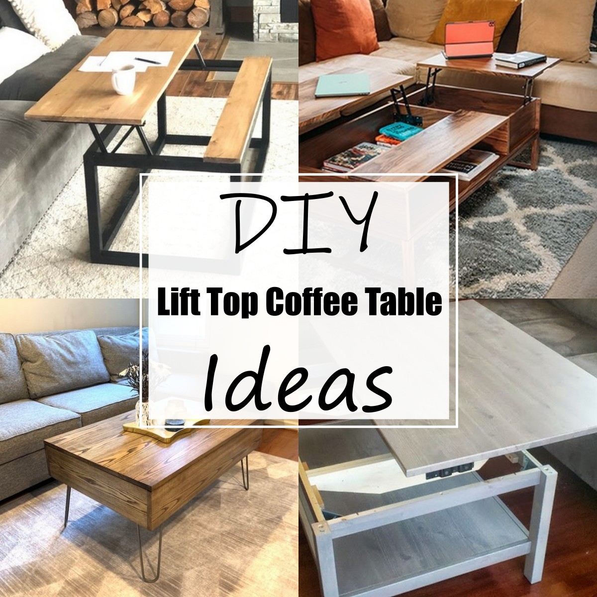 12 DIY Lift Top Coffee Table Ideas For Living Room - All Sands