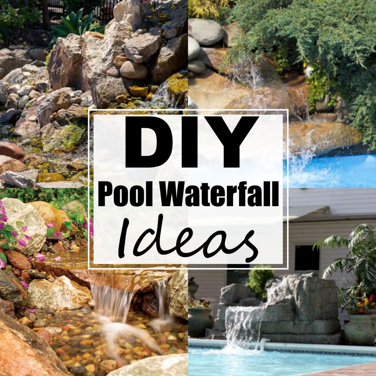 10 DIY Pool Waterfall Ideas For Home Decor All Sands