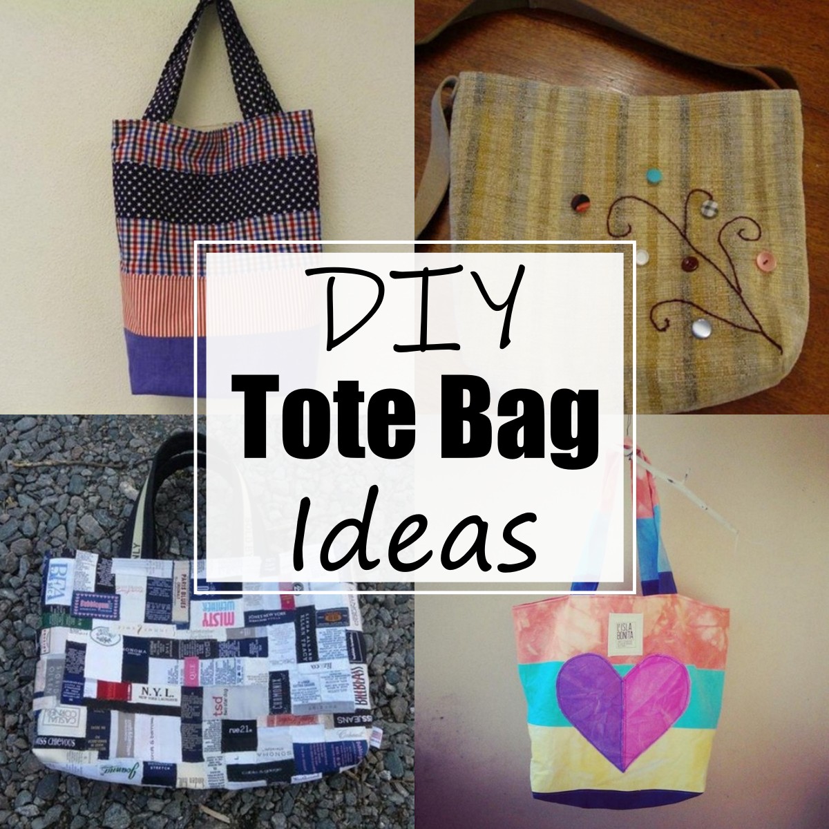 27 DIY Tote Bag Ideas For Ladies - All Sands