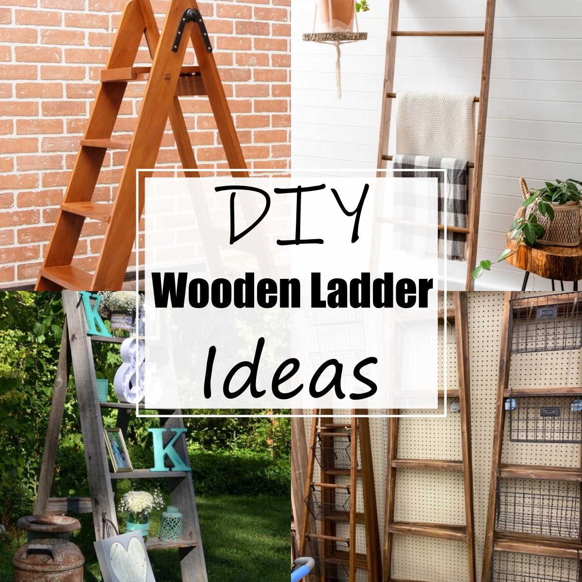 16 DIY Wooden Ladder Plans For Home Use - All Sands