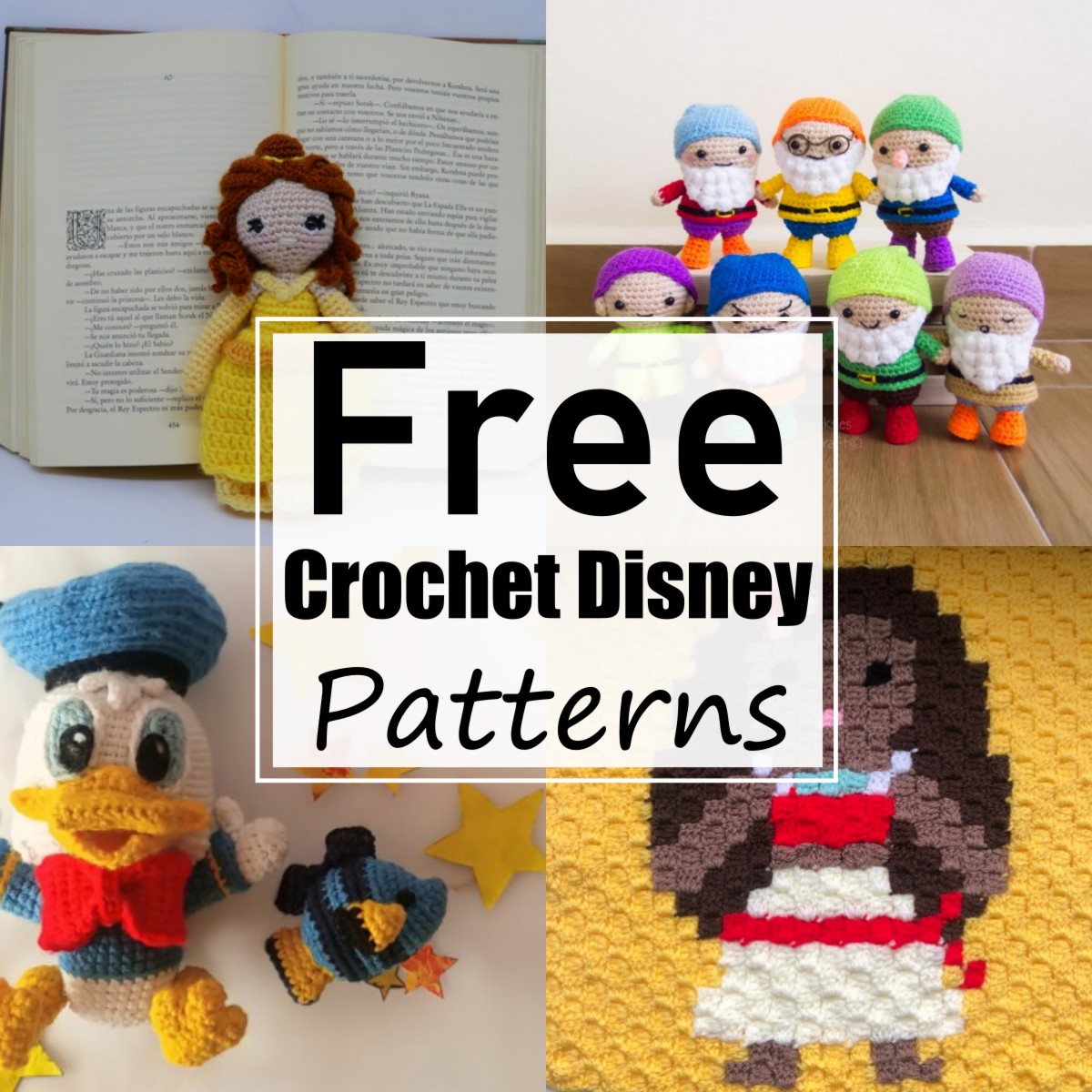 10 Free Crochet Disney Patterns For Cartoon Lovers All Sands