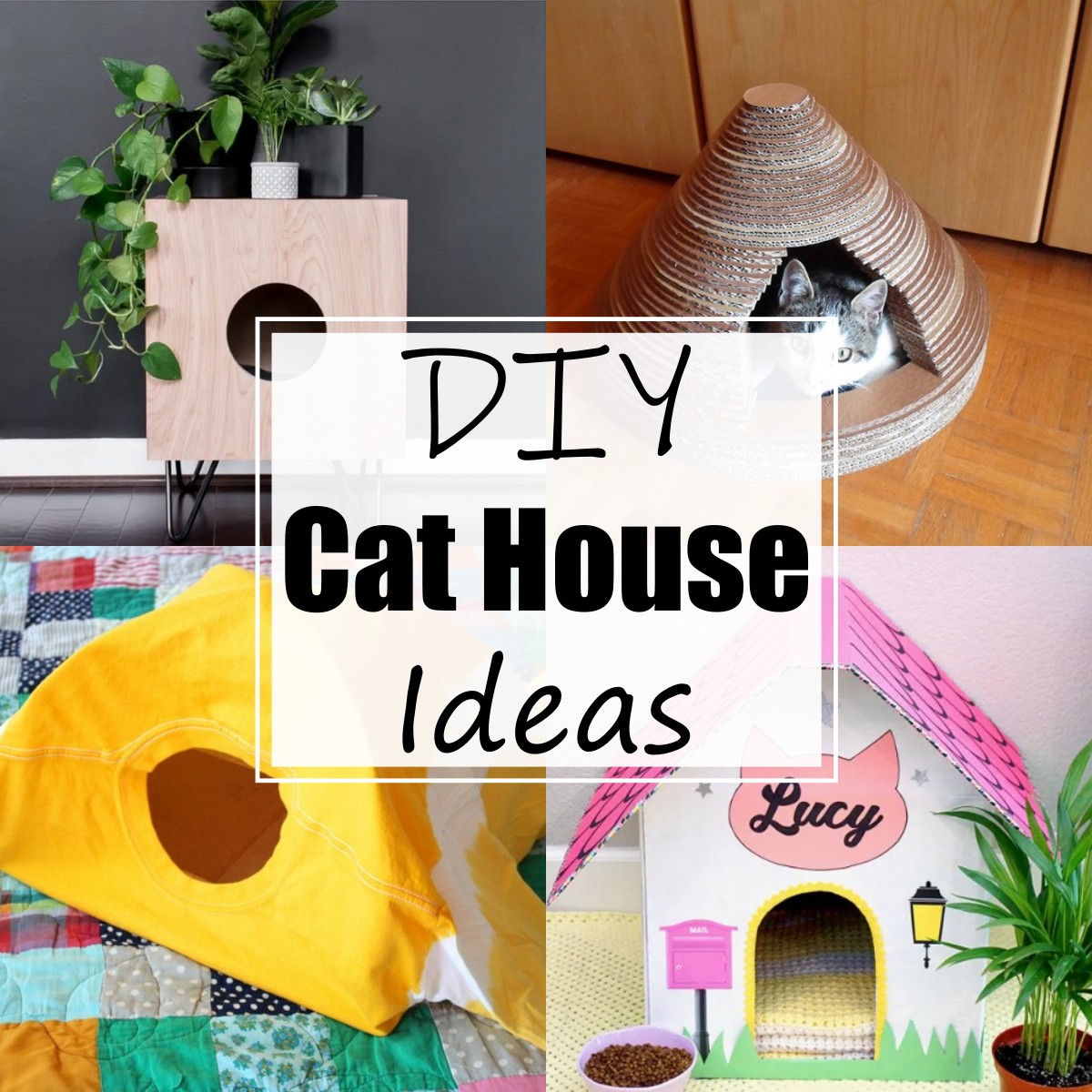 22 Diy Cat House Ideas Indoor And Outdoor All Sands