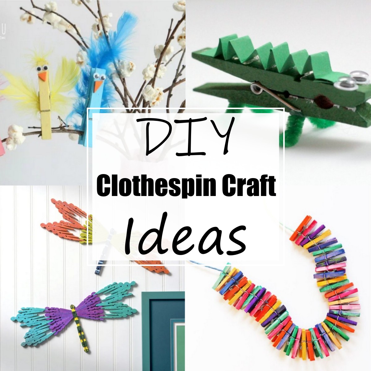 15 DIY Clothespin Craft Ideas For Kids To Inspire - All Sands