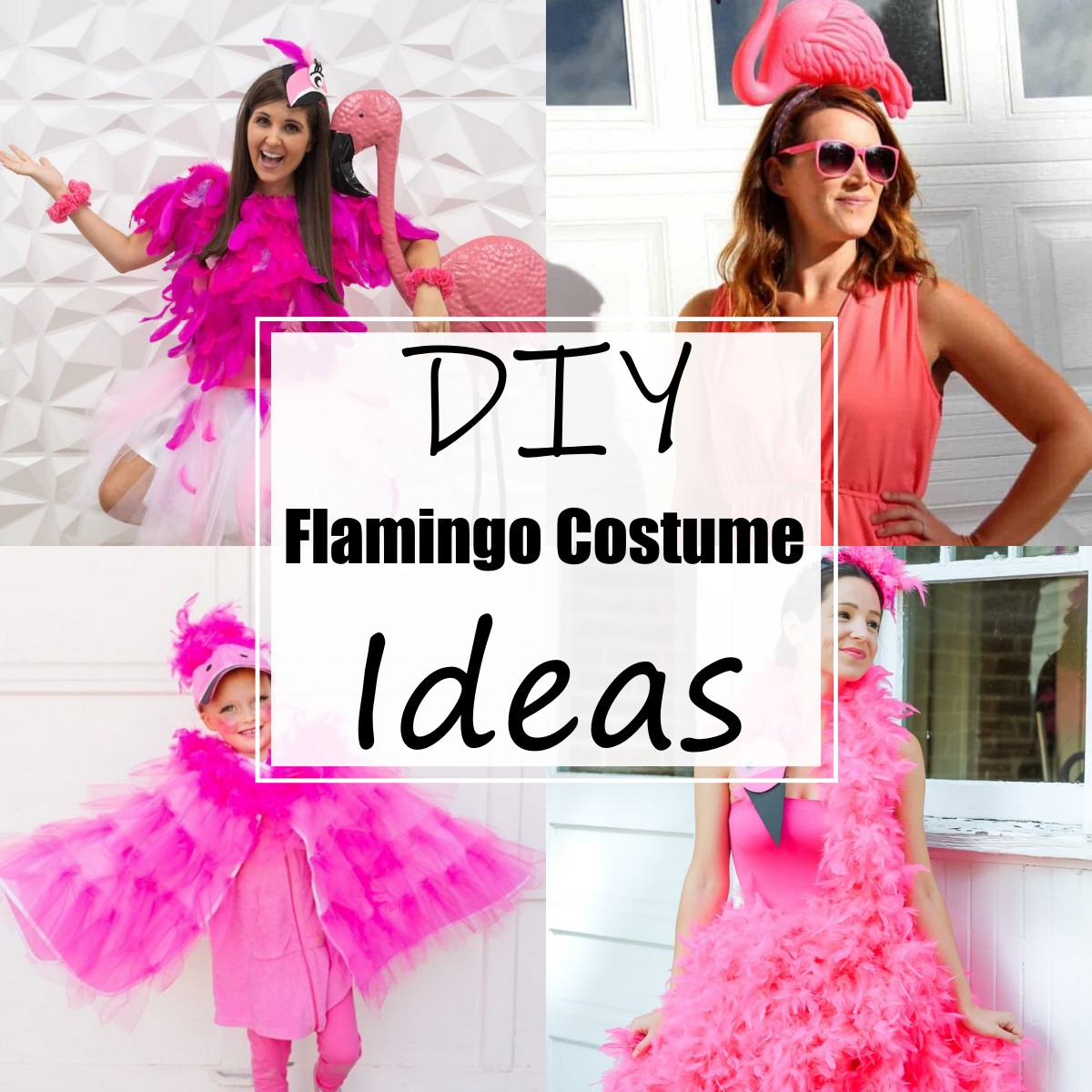 16 Creative DIY Flamingo Costume Ideas For Holiday Season - All Sands