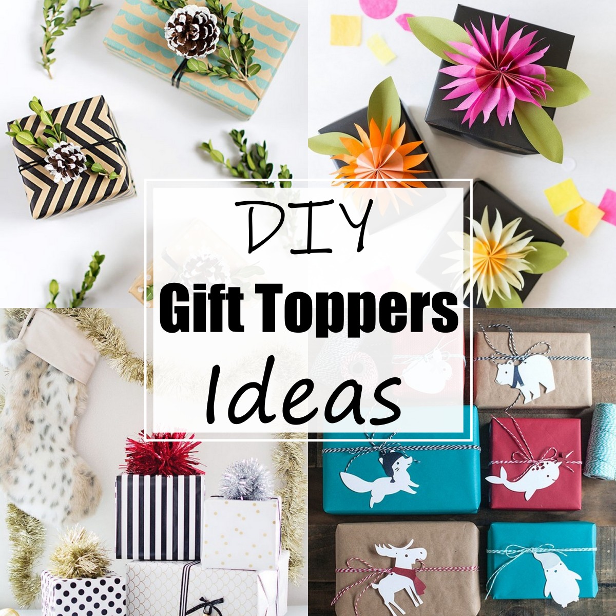 10 DIY Gift Topper Ideas For Holiday Season - All Sands