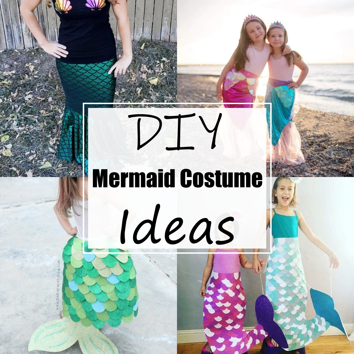 15 Easy DIY Mermaid Costume Ideas For Parties - All Sands