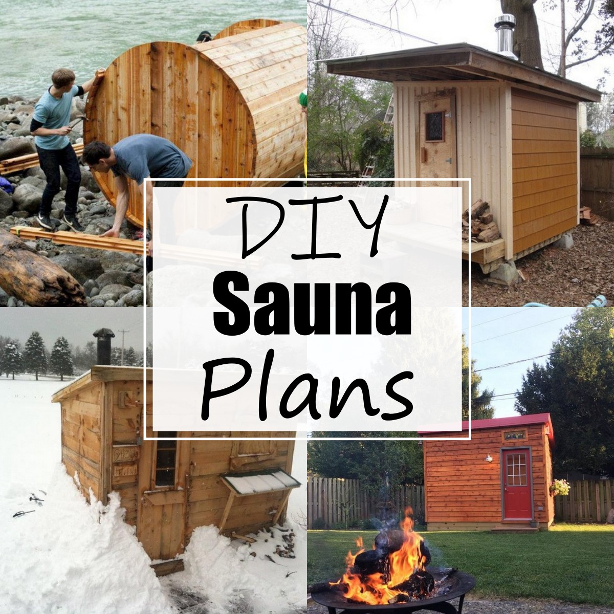 25 DIY Sauna Plans For Steam Baths - All Sands